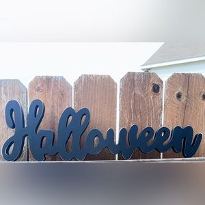 Halloween Black sign